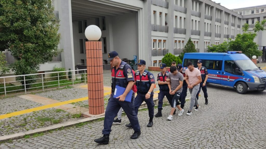 Giresun’da tüp hırsızları yakalandı
