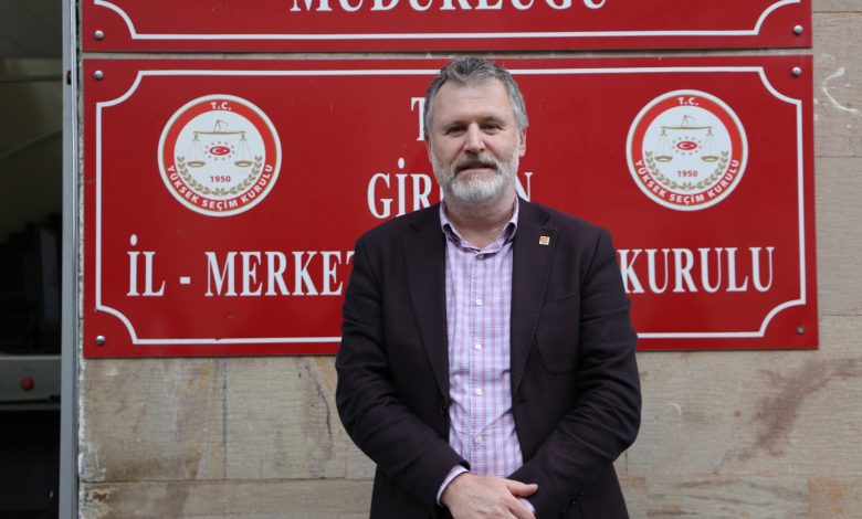 Giresun CHP’nin yeni il başkanı hedef belirledi
